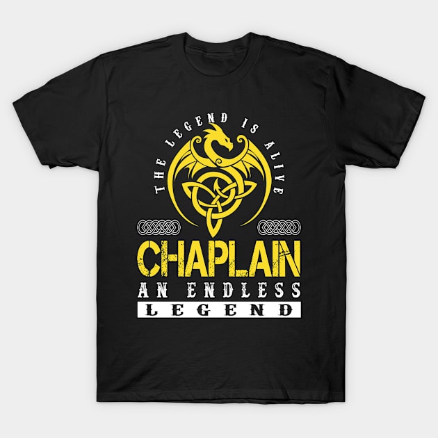 CHAPLAIN T-Shirt by meliapip